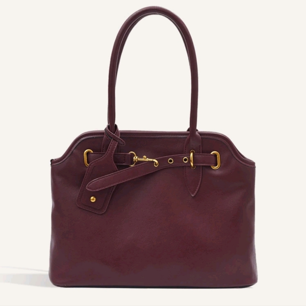 NWOT Autumn New Vintage Niche Design Handbag, High-Quality Commute